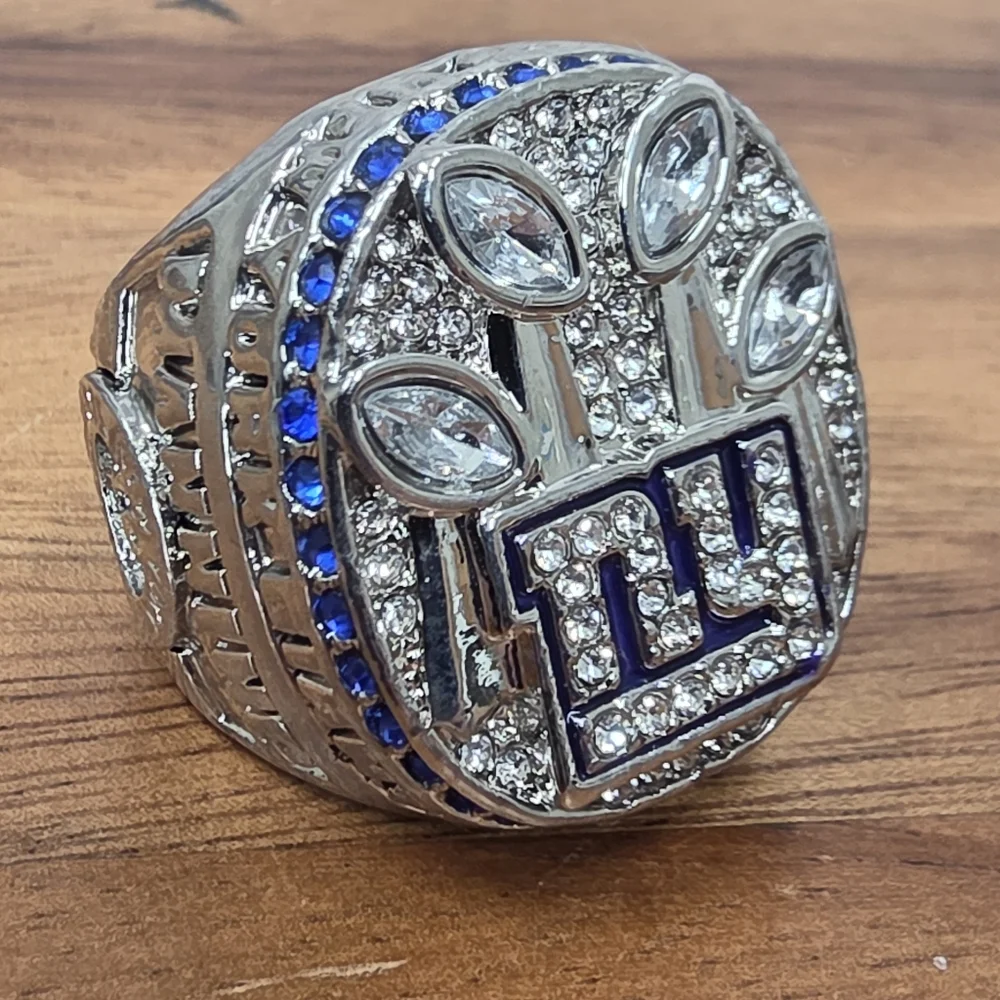 New York Giants Championship Ring Size 11 Silver 2011‎ Manning